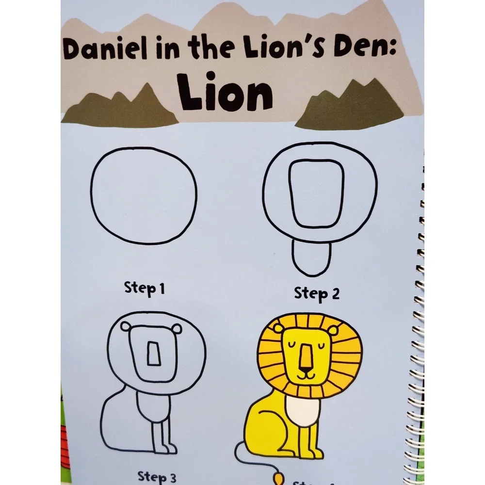 My First Learn to Draw Bible Stories Dry Erase Activity Book Reusable Book